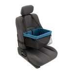 Kurgo-Rover-Booster-Dog-Car-Seat-with-Seat-Belt-Tether,-Black/Blue