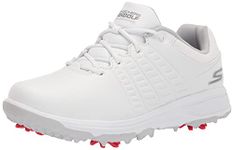 Skechers Women's Go Jasmine Spiked Waterproof Golf Shoe, White, 5.5 UK