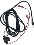 BareHill Rodent Resistant Armored Cable Compatible with Tactacam Reveal X XB SK and WiseEye Trail Cameras 7FT 2 Amp Fuse