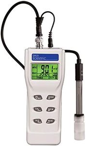 Sper Scientific Advanced pH Meter 850056 - Portable pH/mV/Temperature Meter Kit with 5-Point Calibration, NIST Buffer Recognition & USB Connectivity for Labs, Water Testing, Aquariums & More - 4 pc