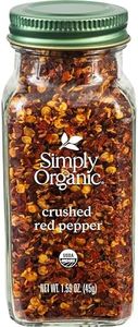 Simply Organic Crushed Hot Red Pepper Large Glass, 45g