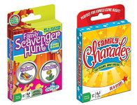 Outset Media Family Scavenger Hunt Card Game + Outset Media Family Charades Card Game