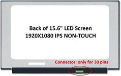 Generic 15.6" IPS FHD 1080P Matte Laptop LED LCD Replacement Screen/Panel Compatible NV156FHM-N48 (Non-Touch)