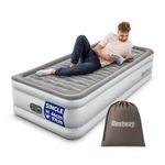 Bestway Single Air Bed with Electric Pump, Raised Inflatable Mattress