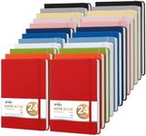 ViVin Lined Journal Notebooks for Work,192 Pages,5.5 x 8.3 inch,College Ruled,A5 Hardcover Journaling Notebooks for Writing,24 Pack Bulk