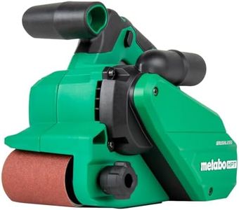 Metabo HPT 36V MultiVolt Cordless Brushless 3" x 21" Belt Sander, Power Sander Kit, Variable Speed, Auto Mode, Compatible with 18V/36V Metabo HPT Battery or AC Adapter, Tool Body Only, SB3608DAQ4