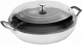 STAUB Cast Iron Braiser with Glass 
