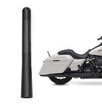 Bingfu Motorcycle Antenna Carbon Fiber Aerial Mast Replacement 12cm Compatible with Harley Davidson 1998-2020 Road King Softail Touring Street Glide Road Glide Fat Boy Electra Glide Tour Ultra Classic