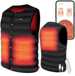 Comfytemp Mens Lightweight Heated Vest with Battery Pack, Electric Heating Vest