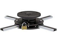 HALTERUNGSPROFI - Projector ceiling mount, max 20 kg, with padlock, ultra flat