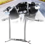 Prewired 16" Rise Pre-wired Ape Hangers Road Glide Handlebars with CAN-Bus/TBW/Heated Grips Wire 1.25" Fat Meathook Bar for 2016-Later Harley Road Glide/Road Glide Special/Road Glide Ultra, Chrome