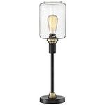 Lite Source Two Tone Table LAMP, Bl