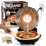 PIEZANO Crispy Crust Pizza Oven by Granitestone – Electric Pizza Oven Indoor, 12 Inch Indoor Pizza Oven Countertop, Pizza Maker Heats up to 800˚F for Stone Baked Pizza at Home