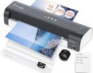 Bonsaii Laminator, 13 Inch 7-in-1 Thermal Laminator Machine with Never Jam Technology, with 40 Laminting Sheets for Home, Office, and Classroom Organization Supplies