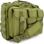 Jaegvida Tactical Briefcase Laptop Military Messenger Bag Computer and Tablet Shoulder Carrying Case for 14'' Laptop (Army Green)