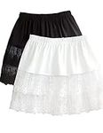 Lace Bottom One Layer Lace Skirts f