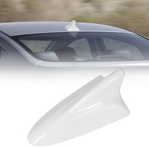 AMSPRAC Shark Fin Antenna Cover Compatible with for Elantra Sedan MD 2011-2016,for Hyundai Sonata Sedan YF 2009-2014 w/GPS,for Genesis Sedan BH 2008-2013,96210,962103Q800,962103X100NKA (White)