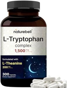 Advanced Sleep Aid L-Tryptophan Capsules, 1500mg Per Serving, 240 Counts, Supports Restful Sleep and Relaxation, Non-GMO (200 Count (Pack of 1))