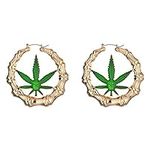 Lux Accessories Green Marijuana Pot
