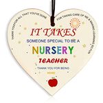 Aidi Thank You Teacher Gifts For Women, Nursery Teacher Gifts nNursery Graduation Gifts for Her, Leaving Nursery School Gift Plaque Keepsake for Nursery Teacher Pre School