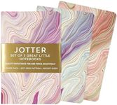 Jotter Mini Notebooks for Bullet Journaling -- Agate (3-Pack) (Interior Dot-Grid Pattern)