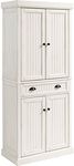 Crosley Furniture Seaside Kitchen Pantry Cabinet - Distressed White