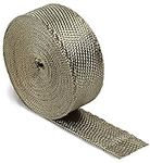 Design Engineering 10098 Titanium 2" x 50' Exhaust Heat Wrap Kit with LR Technology