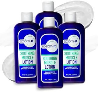 Epsom-It Soothing Muscle Lotion - Epsom Salt Magnesium Sulfate Cream Arnica for Muscle Stiffness, Topical Magnesium Lotion, Providing Comfort for Legs, Knee and Feet, 8.0 oz., 4-Pack