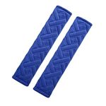 CHENGZI Universal Seat Belt Comfort Harness Pads,Soft Comfort Seat Belt Shoulder Strap Covers (Blue-B)