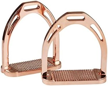 Korsteel Aluminium Stirrups, Rose Gold, 4.5"