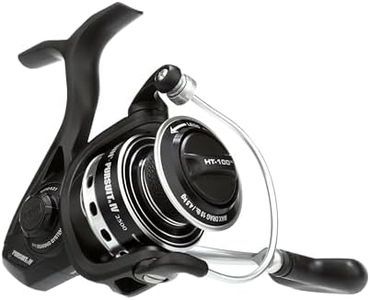 PENN Battle II Spinning Inshore Fishing Reel, Size 6000 (PURIV2500), HT-100 Front Drag, Max of 25lb, 6 Sealed Stainless Steel Ball Bearing System, Built with Carbon Fiber Drag Washers, Black Silver