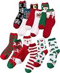 Gellwhu Christmas Fuzzy Socks for W