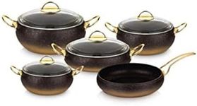 OMS Cookware 9 Piece Non Stick Gran