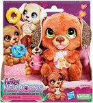 furReal Newborns Puppy Animatronic Plush Toy with Sound Effects, Interactive Pets for Kids Ages 4 and up