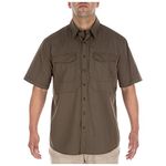 5.11 Men's Stryke Short Sleeve EDC Shirt, Tundra, XX-Large