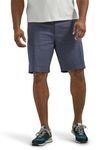 Lee Men's Big & Tall Extreme Motion Flat Front Short, Navy, 52