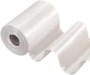 TONIFUL 4 Inch Wide White Solid Sat