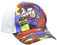 DC Comics Boy's Superman Cap, White, One (Size:52)