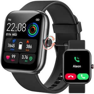 Smart Watch for Men Women - (Alexa Built-in & Answer/Make Calls), 1.91" Smartwatch for iOS Android with SpO2/Heart Rate/Sleep Monitor, Step Counter Fitness Watch with 100 Sports Modes, IP68 Waterproof