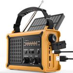 ROCAM FM/AM Wind up Radio Solar, Em