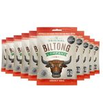 Smoky BBQ Biltong. High in Protein. A Healthy Snack Made from British & Irish Beef by The Original Biltong Company (30g x 10, Smoky BBQ)