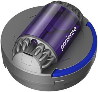 Cordless Robotic Pool Vacuum, 45W Dual‑Motor Automatic Pool Cleaner, 2L Large Debris Capacity, Auto Self‑Parking, 9‑Safety Protection, Ideal for Flat Bottom Inground & Above‑Ground Pools