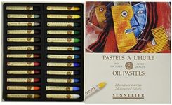 Sennelier Oil Pastel Set, 24 Count, Multicolor