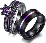 wedding ring set His Hers Couples M