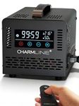 Charmline Ozone Generator with Remote Control, 60000 mg/h High Output for Fast Odour Removal, Ideal for Cars, Rooms and Basements, Covers Large Spaces up to 500 m², Black