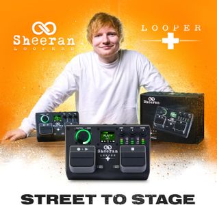 Sheeran Dual Track Looper Pedal – Guitar Effects Footswitch