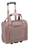 LONDON FOG Newcastle 15-inch Underseater, Rose Charcoal Herringbone, 15-Inch, Newcastle 15-inch Underseater