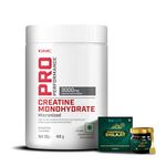 GNC Pro Performance Pure Micronized Creatine Monohydrate with Free Shilajit | 400 gm & 10 gm Shilajit | 133 Serving | Instantized | Fuels Muscles | Increase Muscle Mass | Rapid Absorption | Lab Tested | Unflavoured