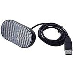 UKHONK Mini USB Speaker Portable Loudspeaker Powered Stereo Multimedia Speaker for Notebook Laptop PC(Black)