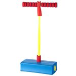 HENIJ® Pogo Jumper for Kids, Toddler Training Pogo Sticks with Squeaky Sounds, Bouncy Toy for Boys and Girls, Pack of 1 (Blue)